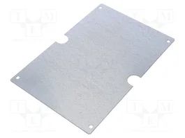 FIBOX Placa de ensamblaje EURONORD en acero y zinc