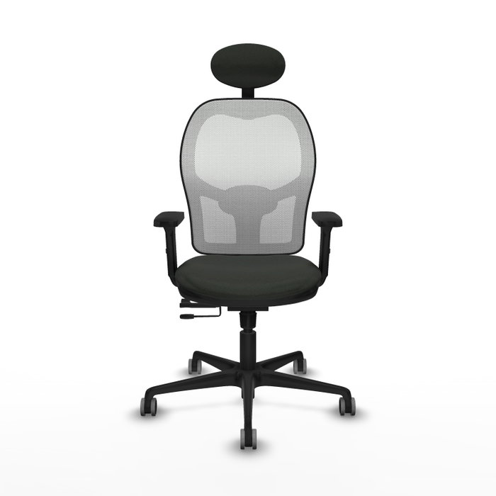 PIQUERAS Y CRESPO Silla de oficina Jorquera con mecanismo Sincro/Traslack, Negro y Blanco PIQUERAS Y CRESPO Silla de oficina Jorquera con mecanismo Sincro/Traslack, Negro y Blanco