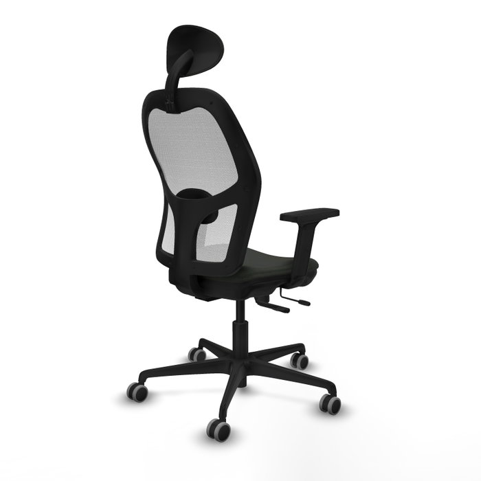 PIQUERAS Y CRESPO Silla de oficina Jorquera con mecanismo Sincro/Traslack, Negro y Blanco PIQUERAS Y CRESPO Silla de oficina Jorquera con mecanismo Sincro/Traslack, Negro y Blanco