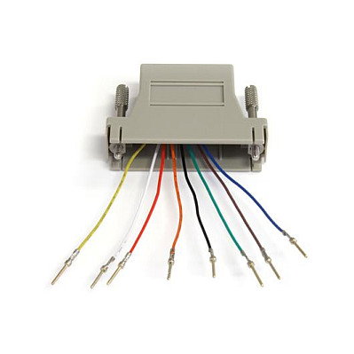 StarTech GC258MF Adaptador DB25 Macho a RJ45 Hembra Gris