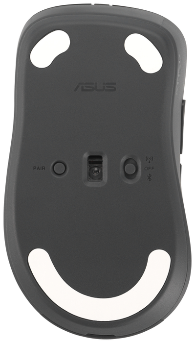 Asus MD102 V2 Ratón Inalámbrico Bluetooth y RF 1600 DPI Gris Oscuro