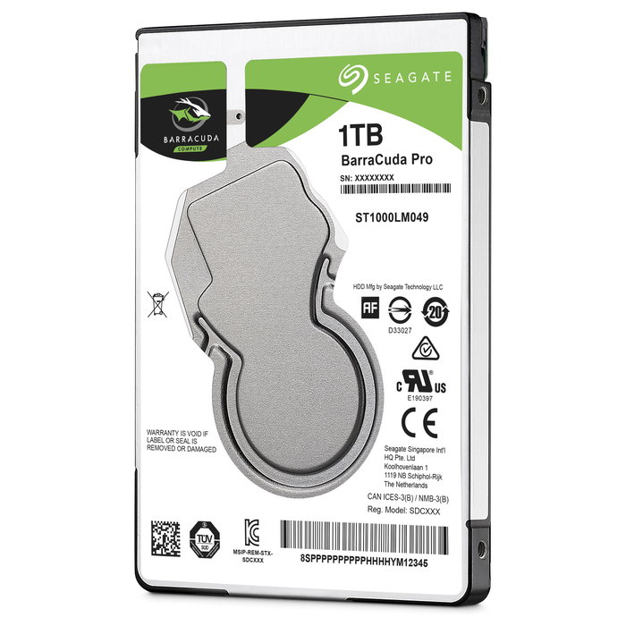 Disco Duro Seagate Barracuda Pro 2,5" 1 TB
