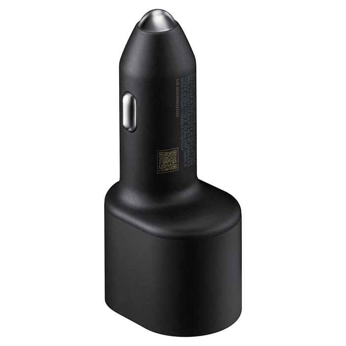SAMSUNG Cargador de coche EP-L5300XBEGWW con USB-C y carga rápida, Negro