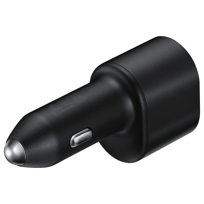 SAMSUNG Cargador de coche EP-L5300XBEGWW con USB-C y carga rápida, Negro