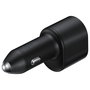 SAMSUNG Cargador de coche EP-L5300XBEGWW con USB-C y carga rápida, Negro