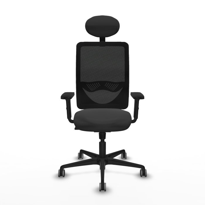 PIQUERAS Y CRESPO Silla de oficina Zulema con mecanismo Sincro, Gris oscuro y Negro PIQUERAS Y CRESPO Silla de oficina Zulema con mecanismo Sincro, Gris oscuro y Negro