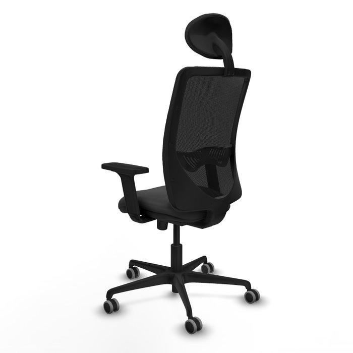 PIQUERAS Y CRESPO Silla de oficina Zulema con mecanismo Sincro, Gris oscuro y Negro PIQUERAS Y CRESPO Silla de oficina Zulema con mecanismo Sincro, Gris oscuro y Negro