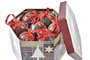 Bola Decoracion Navidad Alpina DKD Home Decor Rojo Marron Oscuro 25 x 16 x 25 cm Set de 14