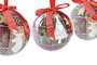 Bola Decoracion Navidad Alpina DKD Home Decor Rojo Marron Oscuro 25 x 16 x 25 cm Set de 14