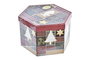 Bola Decoracion Navidad Alpina DKD Home Decor Rojo Marron Oscuro 25 x 16 x 25 cm Set de 14
