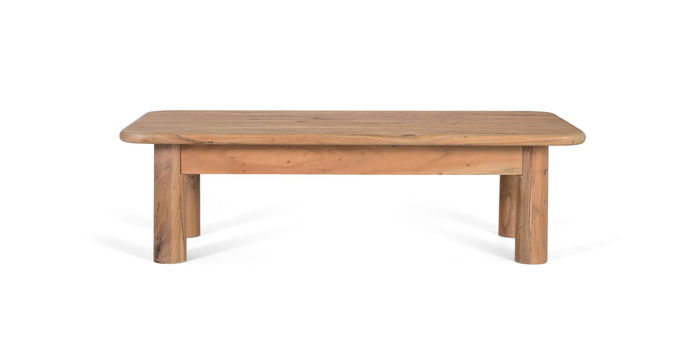 GINER Y COLOMER Mesa de Centro Rectangular en Madera de Mango Natural 37cm GINER Y COLOMER Mesa de Centro Rectangular en Madera de Mango Natural 37cm