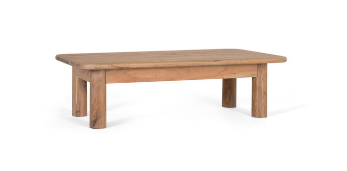 GINER Y COLOMER Mesa de Centro Rectangular en Madera de Mango Natural 37cm GINER Y COLOMER Mesa de Centro Rectangular en Madera de Mango Natural 37cm