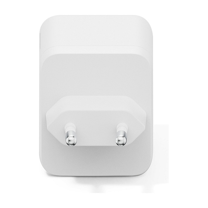 Digitus Cargador USB GaN 100W, Cargador Rápido 3 Puertos (2 USB-C, 1 USB-A), Interior, 100-240V, Blanco, Compatibilidad Universal, Protección