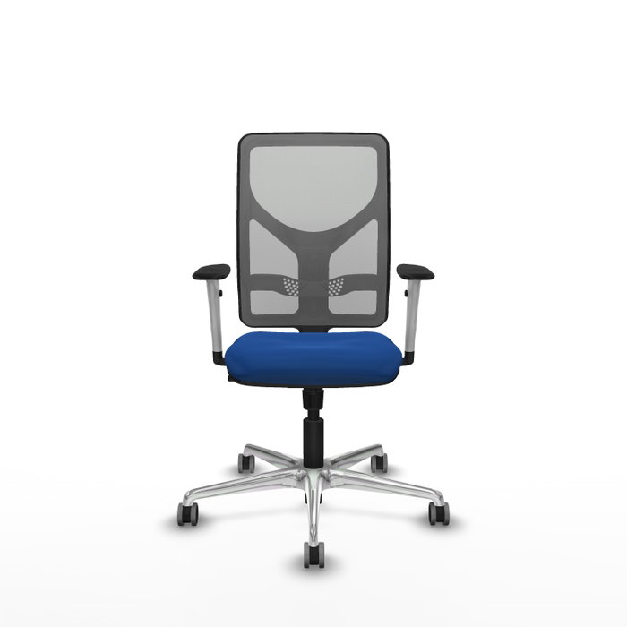 PIQUERAS Y CRESPO Silla de oficina Motilla con mecanismo Sincro, Azul y Gris PIQUERAS Y CRESPO Silla de oficina Motilla con mecanismo Sincro, Azul y Gris