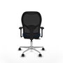 PIQUERAS Y CRESPO Silla de oficina Jorquera con mecanismo Sincro/Traslack Azul y Negro
