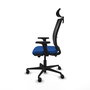 PIQUERAS Y CRESPO Silla de oficina Haches con mecanismo Sincro/Traslack, Azul y Negro