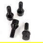 Omp Tornillos de Rueda M12x1.25 Cónicos Largo 28mm Llave 19mm Negro Din 10.9 OMPS09531201