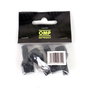 OMP Juego de 4 Tornillos Speed M12x1.5 Cónico Largo 28mm Negro