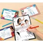 Liscianigiochi LIS8008324117512 Kit de Dibujo Estudio de Bolsillo Moana 2, con Pizarras Borrables, Guía de Instrucciones, para Edad 3+ Años