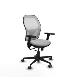 PIQUERAS Y CRESPO Silla de oficina Jorquera Gris claro y Blanco