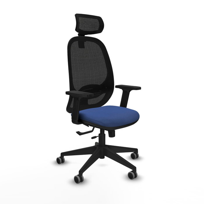 PIQUERAS Y CRESPO Silla de oficina Cilanco Azul Marino y Negro PIQUERAS Y CRESPO Silla de oficina Cilanco Azul Marino y Negro