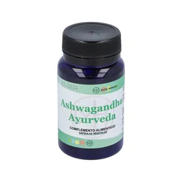 Alfa Herbal Ashwagandha 60 Cápsulas - Extracto Seco 500mg - Ayuda con Estrés, Sistema Inmunológico, Concentración y Sueño