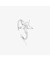 Radiant Anillo Estrella CZ Silver STARS Gris Tamaño 46
