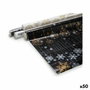 Papel de Regalo Krist+ Negro 70 x 200 cm 3 x 3 x 70 cm Navidad (50 Unidades)