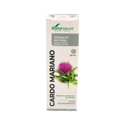 SORIA NATURAL Extracto de Cardo Mariano sin alcohol 50ml SORIA NATURAL Extracto de Cardo Mariano sin alcohol 50ml