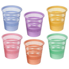 FAIBO Papelera de Rejilla 12 L Surtido Pastel