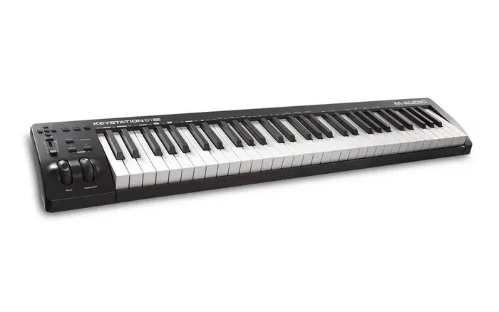 MAUDIO Teclado Controlador MIDI Keystation 61Mk3 con 61 Teclas Sensibles a la Velocidad y Conexión USB-MIDI