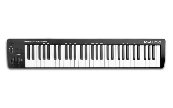 MAUDIO Teclado Controlador MIDI Keystation 61Mk3 con 61 Teclas Sensibles a la Velocidad y Conexión USB-MIDI