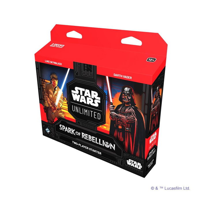 Asmodee Star Wars Unlimited: Spark of Rebellion 2-Player Starter Juego de Cartas (Inglés) – 110 Cartas Asmodee Star Wars Unlimited: Spark of Rebellion 2-Player Starter Juego de Cartas (Inglés) – 110 Cartas