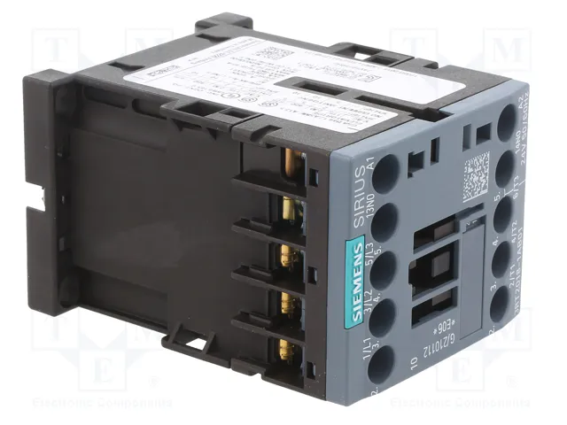 SIEMENS 3RT2018-1AB01 Contactor 3-polar 17A 24VAC