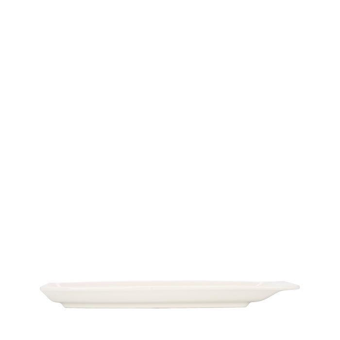 Summa Fuente Scatta de Porcelana para Vajilla, 22x9x2.5 cm (Set de 8)
