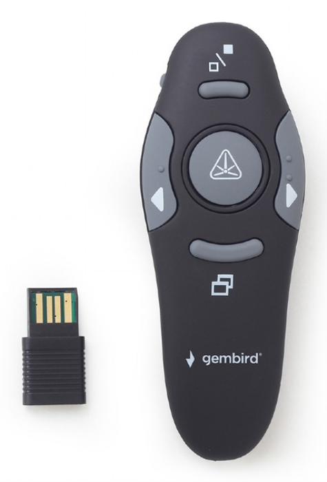 Gembird Presentador Inalámbrico con Puntero Láser WP-L-11 Gembird Presentador Inalámbrico con Puntero Láser WP-L-11