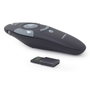 Gembird WP-L-11 Presentador inalámbrico con puntero láser Negro
