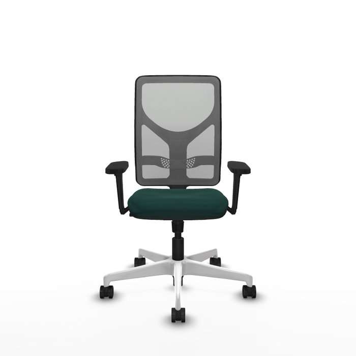 PIQUERAS Y CRESPO Silla de oficina Motilla con mecanismo Sincro, Verde botella y Gris PIQUERAS Y CRESPO Silla de oficina Motilla con mecanismo Sincro, Verde botella y Gris