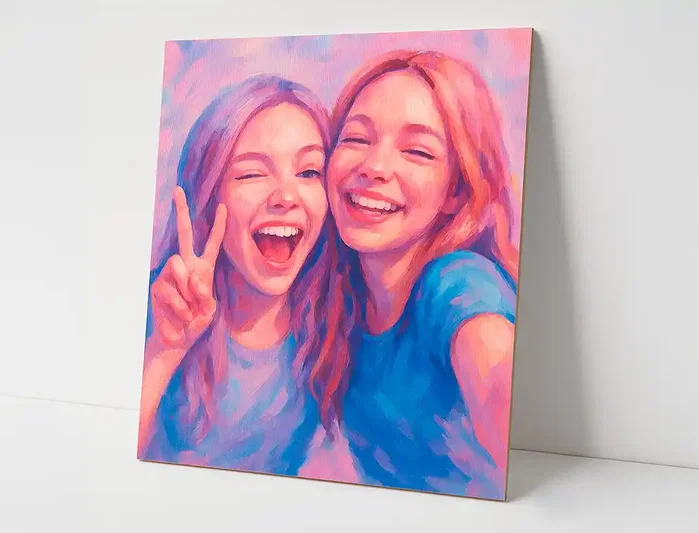Liderpapel Panel de lienzo 20x20 cm 280g/m2