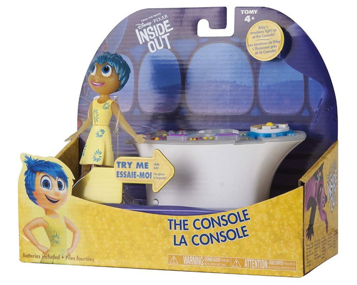 Inside Out, Juego de Figura de Alegría, Consola de control, Para niñas, 4+ años