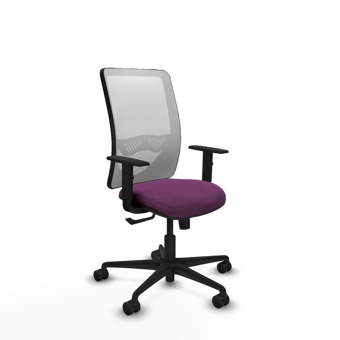 PIQUERAS Y CRESPO Silla de oficina Zulema con mecanismo Sincro, Morado y Blanco PIQUERAS Y CRESPO Silla de oficina Zulema con mecanismo Sincro, Morado y Blanco