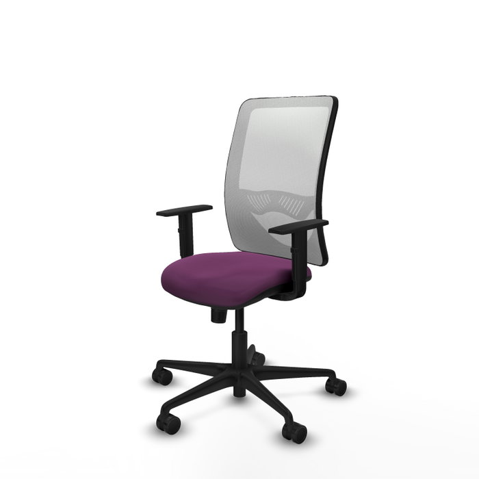 PIQUERAS Y CRESPO Silla de oficina Zulema con mecanismo Sincro, Morado y Blanco PIQUERAS Y CRESPO Silla de oficina Zulema con mecanismo Sincro, Morado y Blanco