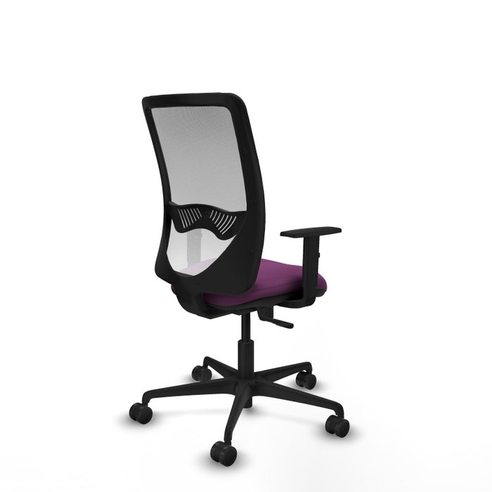 PIQUERAS Y CRESPO Silla de oficina Zulema con mecanismo Sincro, Morado y Blanco PIQUERAS Y CRESPO Silla de oficina Zulema con mecanismo Sincro, Morado y Blanco
