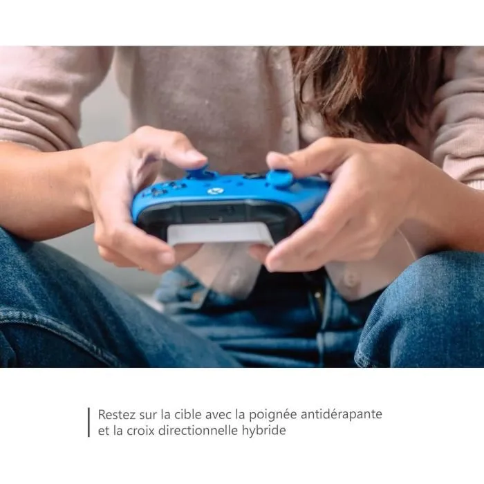 Microsoft Mando de juego inalámbrico Xbox azul eléctrico