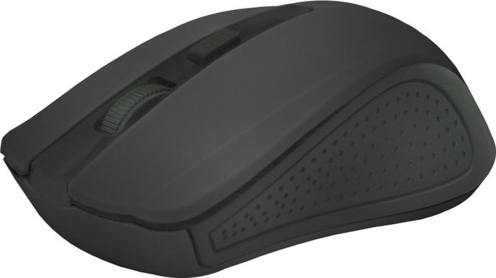 Defender MM-935 RF Ratón Ergonómico Inalámbrico 2.4 GHz Negro 800-1600 DPI