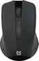 Defender MM-935 RF Ratón Ergonómico Inalámbrico 2.4 GHz Negro 800-1600 DPI