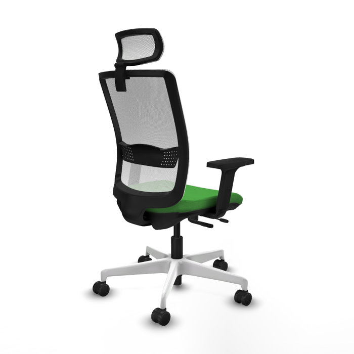 PIQUERAS Y CRESPO Silla de oficina Haches Verde y Blanco PIQUERAS Y CRESPO Silla de oficina Haches Verde y Blanco