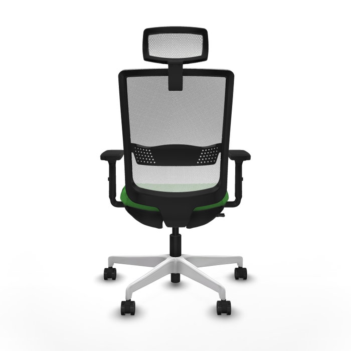 PIQUERAS Y CRESPO Silla de oficina Haches Verde y Blanco PIQUERAS Y CRESPO Silla de oficina Haches Verde y Blanco