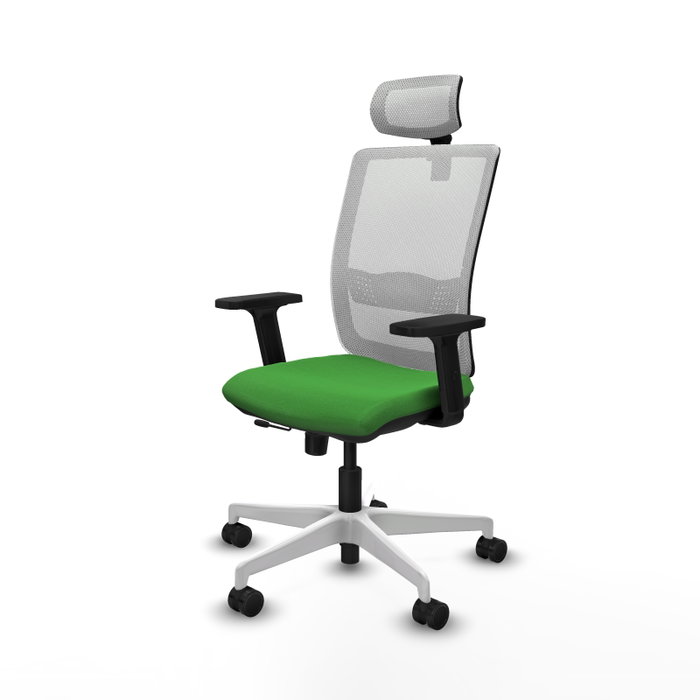 PIQUERAS Y CRESPO Silla de oficina Haches Verde y Blanco PIQUERAS Y CRESPO Silla de oficina Haches Verde y Blanco