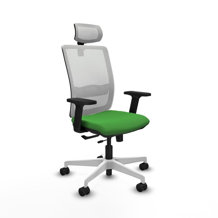 PIQUERAS Y CRESPO Silla de oficina Haches Verde y Blanco PIQUERAS Y CRESPO Silla de oficina Haches Verde y Blanco